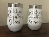 16 oz. Personalized Stemless Wine Tumbler Laser Engraved