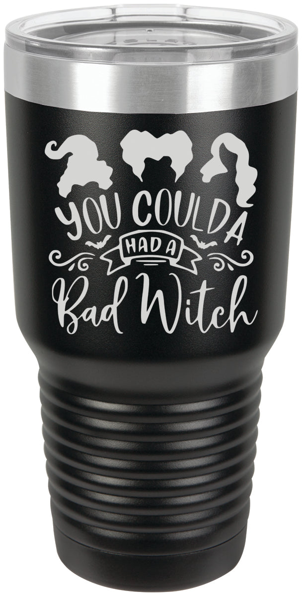 Engraved Cheers Witches Insulated Stemless Wine Tumbler