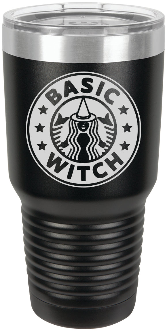 Basic Witch Halloween - Laser Engraved 30 oz. Tumbler