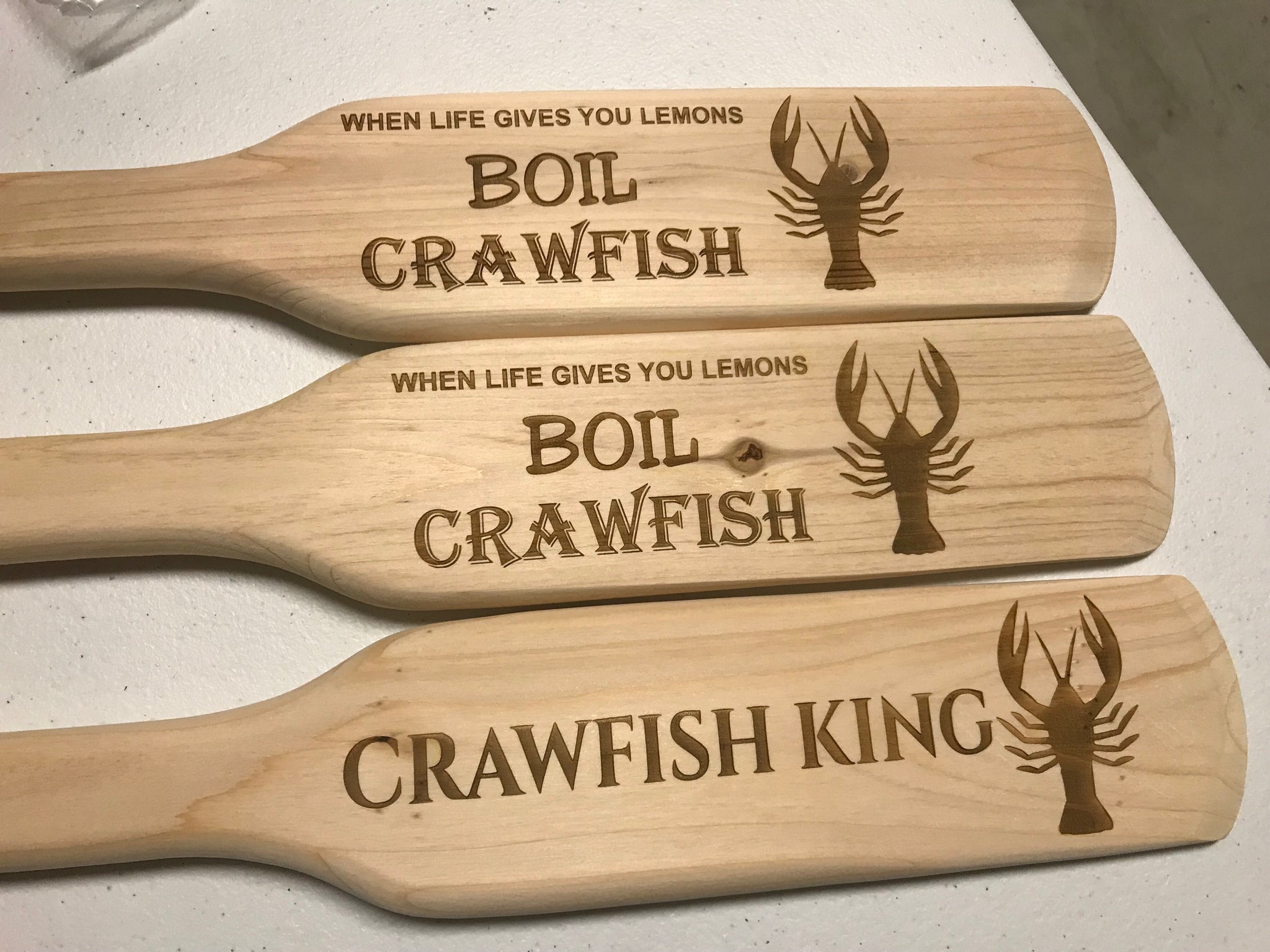 Crawfish Cooking Paddle - Laser Engraved/Personalized Wood – Beaches &  Beignets Boutique, LLC