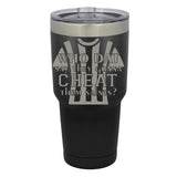 Who Dat Say They Gonna CHEAT Them Saints? Laser Engraved Tumbler Laser Engraved